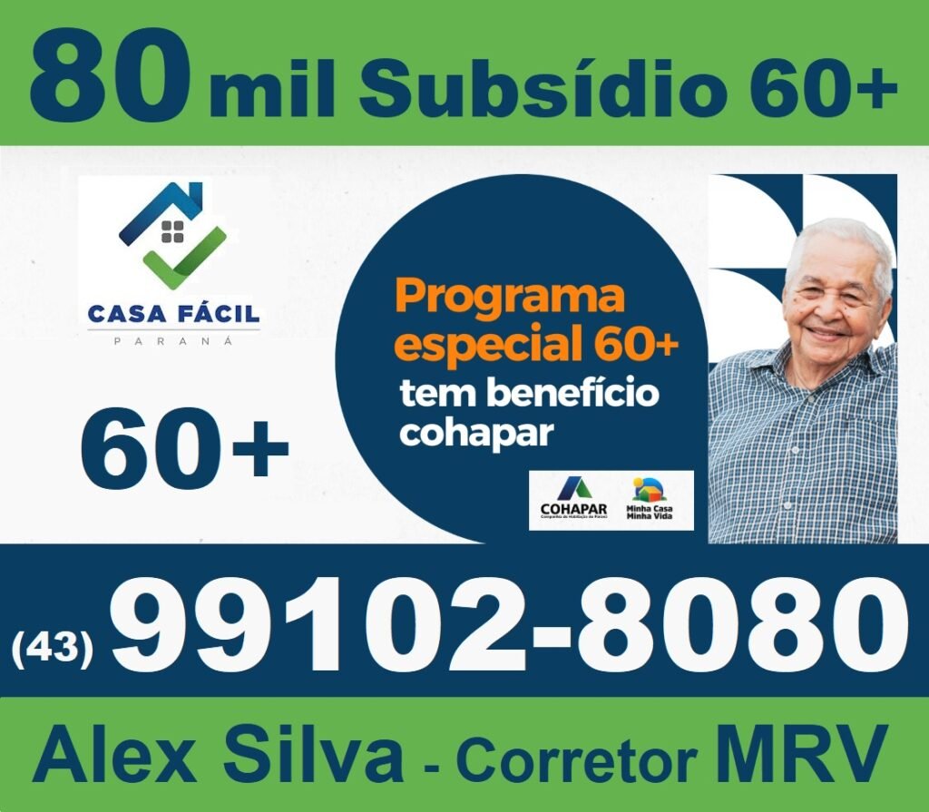 CONQUISTE Seu APÊ com R$ 80 Mil de SUBSÍDIO da COHAPAR